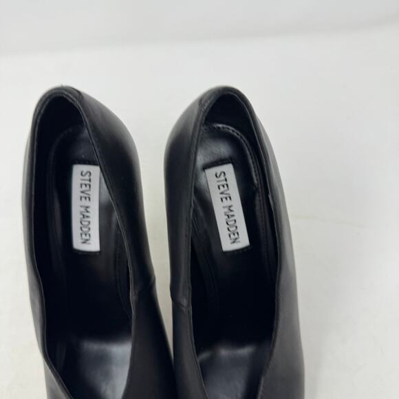 Steve Madden Black Pointed Toe High Heel Pumps Size 9 Stiletto Dress Party Shoes - Picture 4 of 11